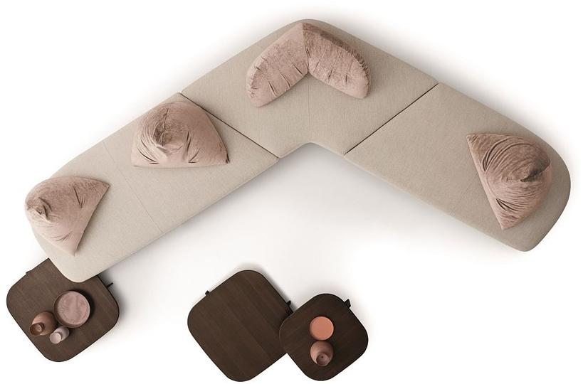 Ditre Italia Модульный угловой диван из ткани Papilo sun-id-1476085 - Вид №4