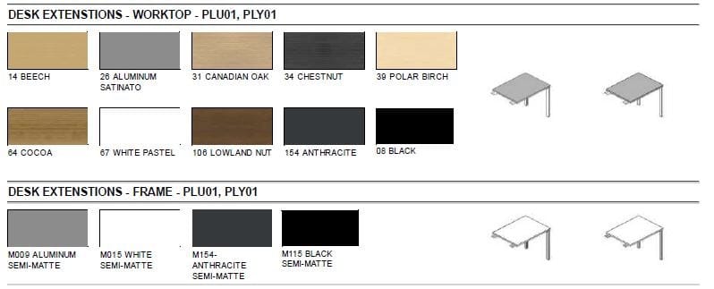 Множественный рабочий стол с звукопоглощающими перегородками MDD Ogi ARCH-00037311 - Вид №10