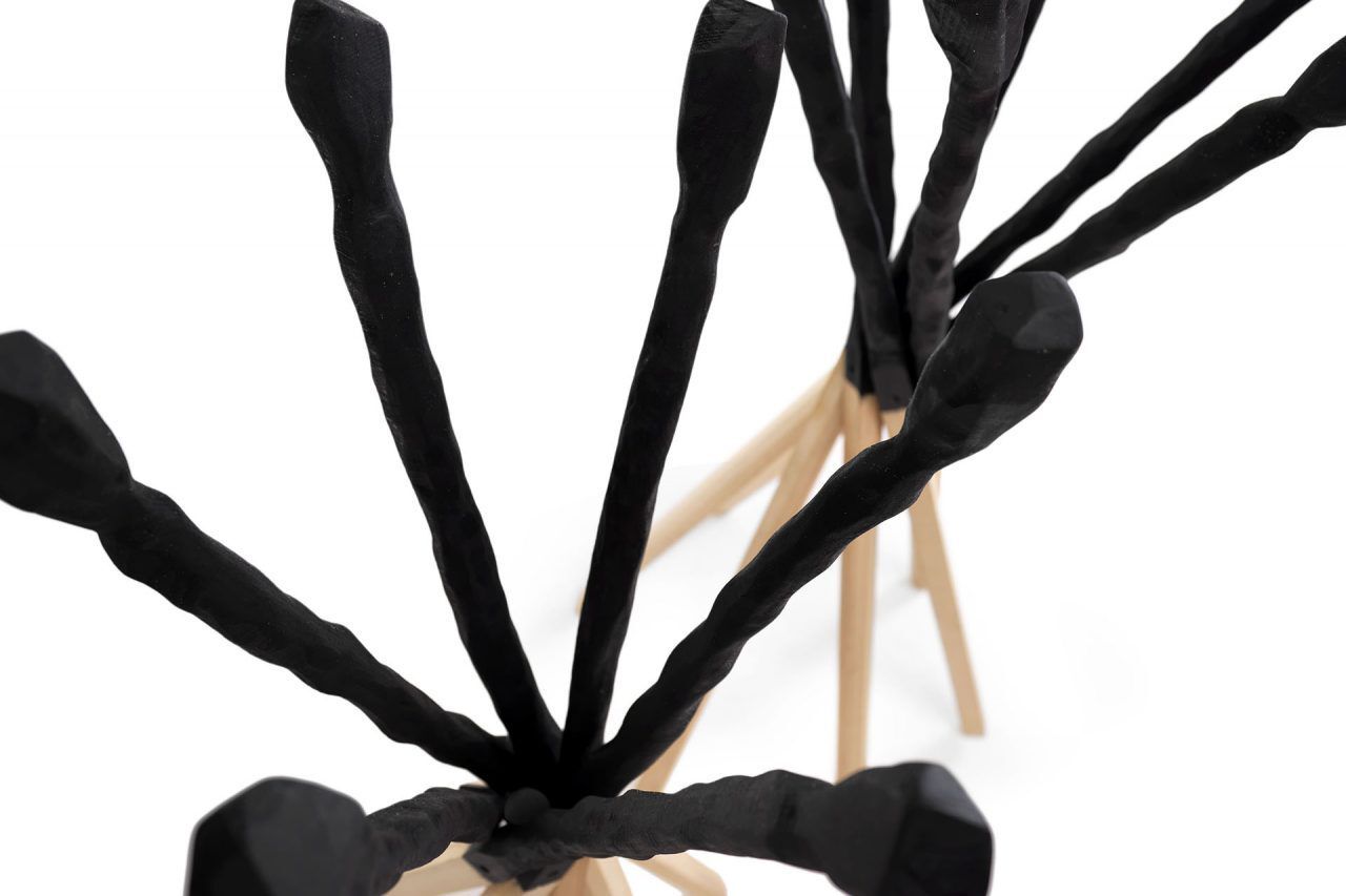 Напольная вешалка из бука Mogg MATCH ARCH-00063782 - Вид №3