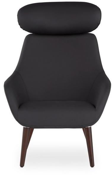 B&T Design Кожаное кресло с подголовником Lamy sun-id-1361052 - Вид №1