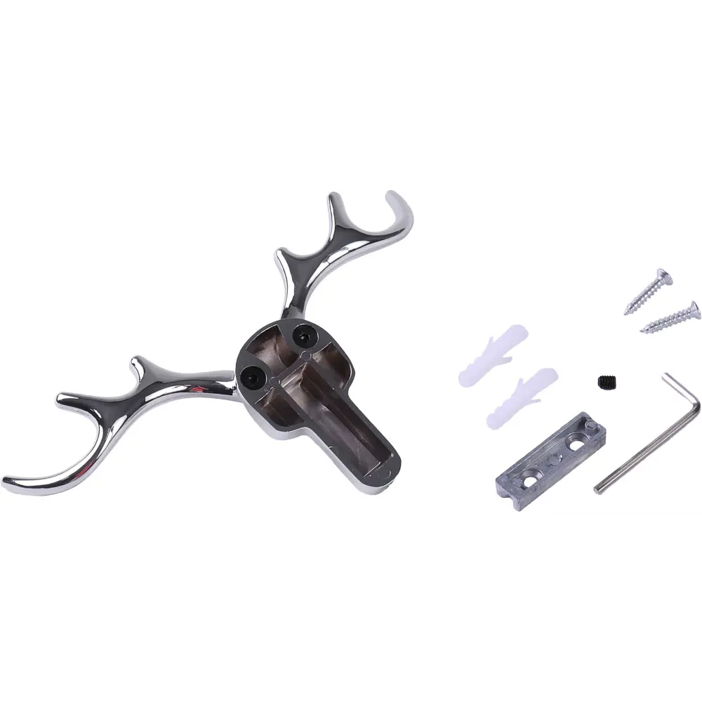 Крючок Larvij Олень цинковый цвет хром STLM-2182784 - Вид №4