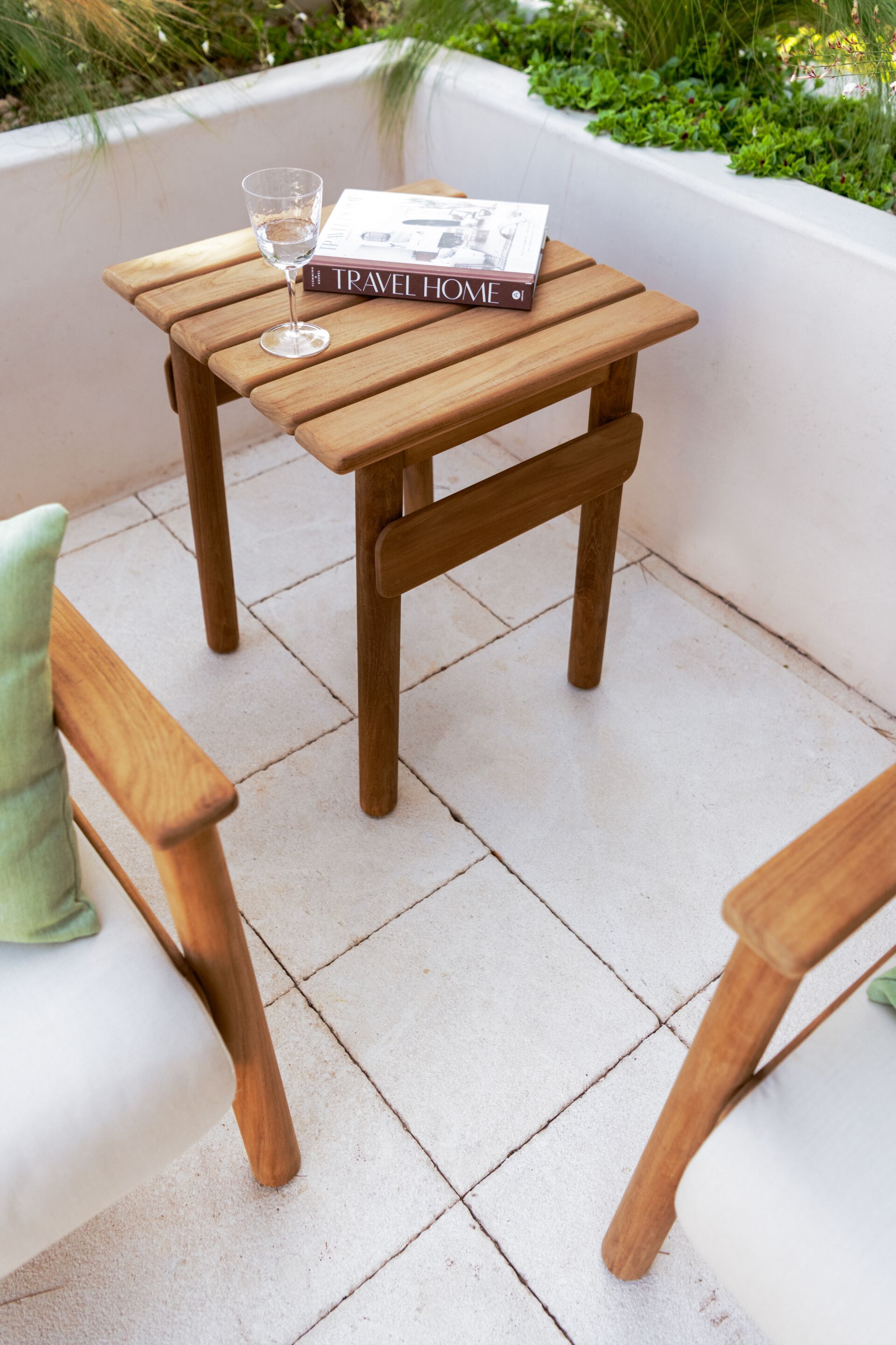 Квадратный стол из тикового дерева FJAKA Pomalo ARCH-00153024 - Вид №3