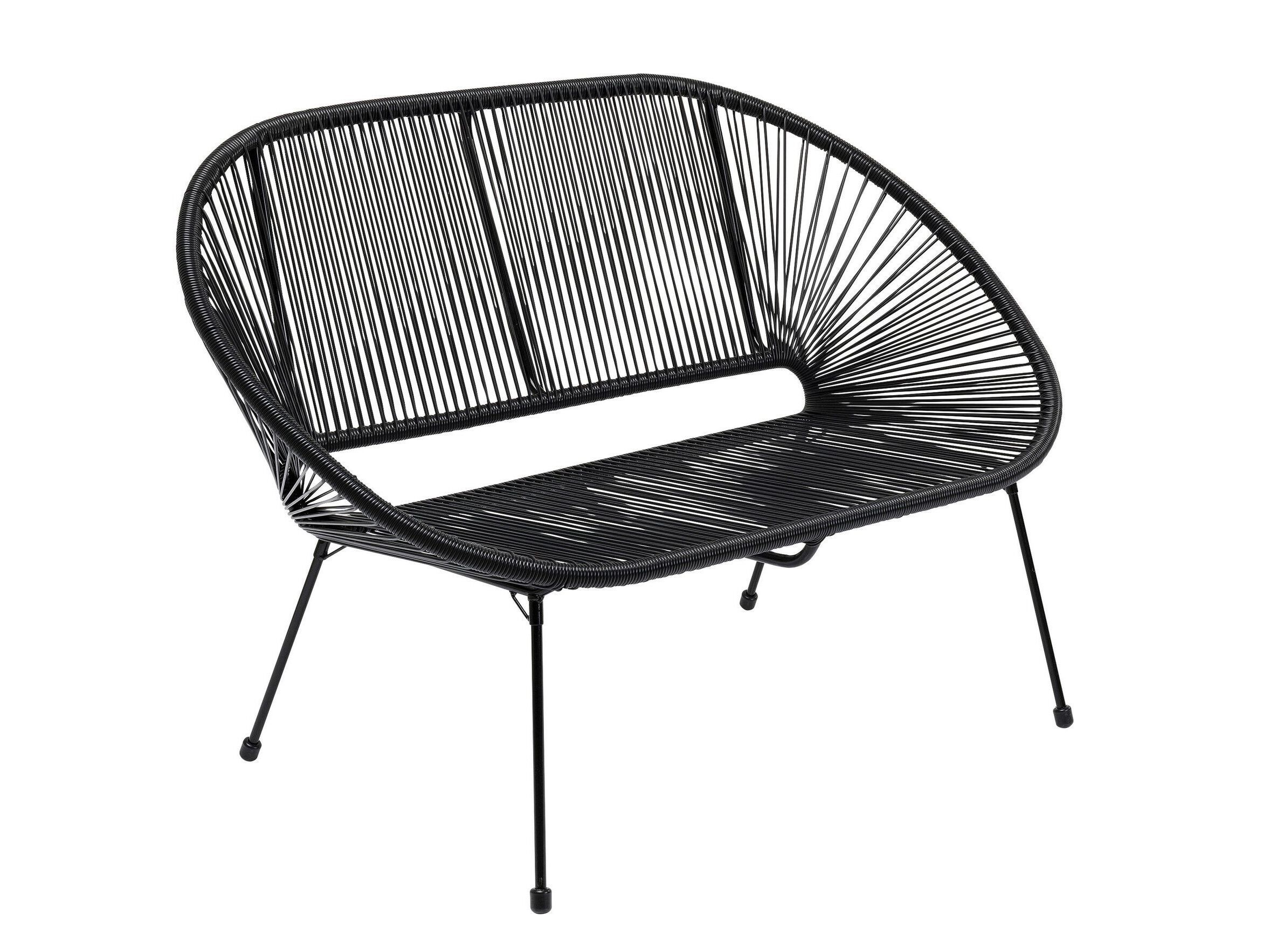 Садовая скамейка из полиэтилена со спинкой KARE Design Акапулько ARCH-00027498