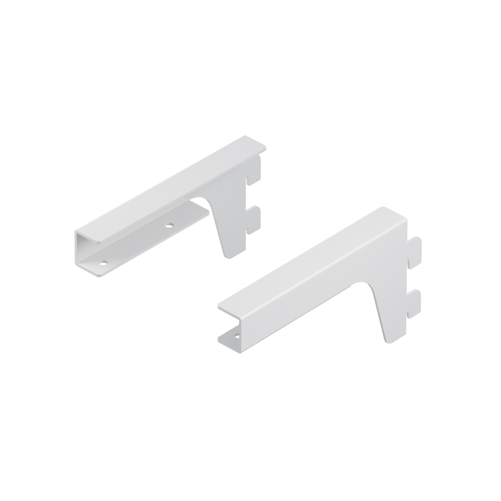 Кронштейны для ЛДСП , 150x70x18 мм, белый, 2 шт LJPS0468 Public Steel Россия 