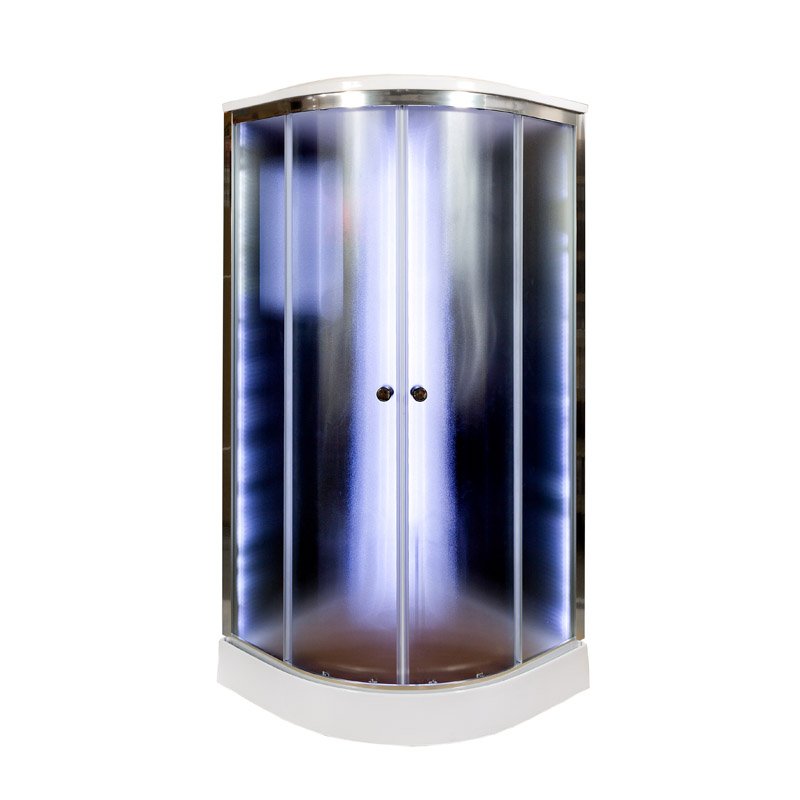 D90S LED Душевая кабина DETO Серия D B09S LED BLACK - Вид №27