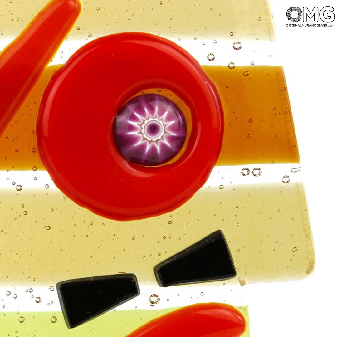 2029 ORIGINALMURANOGLASS Скульптура В Стиле Пикассо - Кубизм - муранское стекло OMG 11 см  - Вид №1