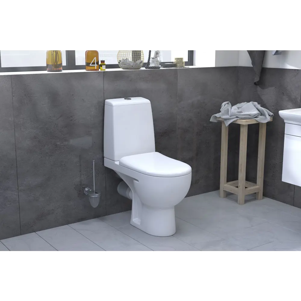 Унитаз-компакт Kirovit ‎Бриг универсальный выпуск двойной слив STLM-2084710 - Вид №5