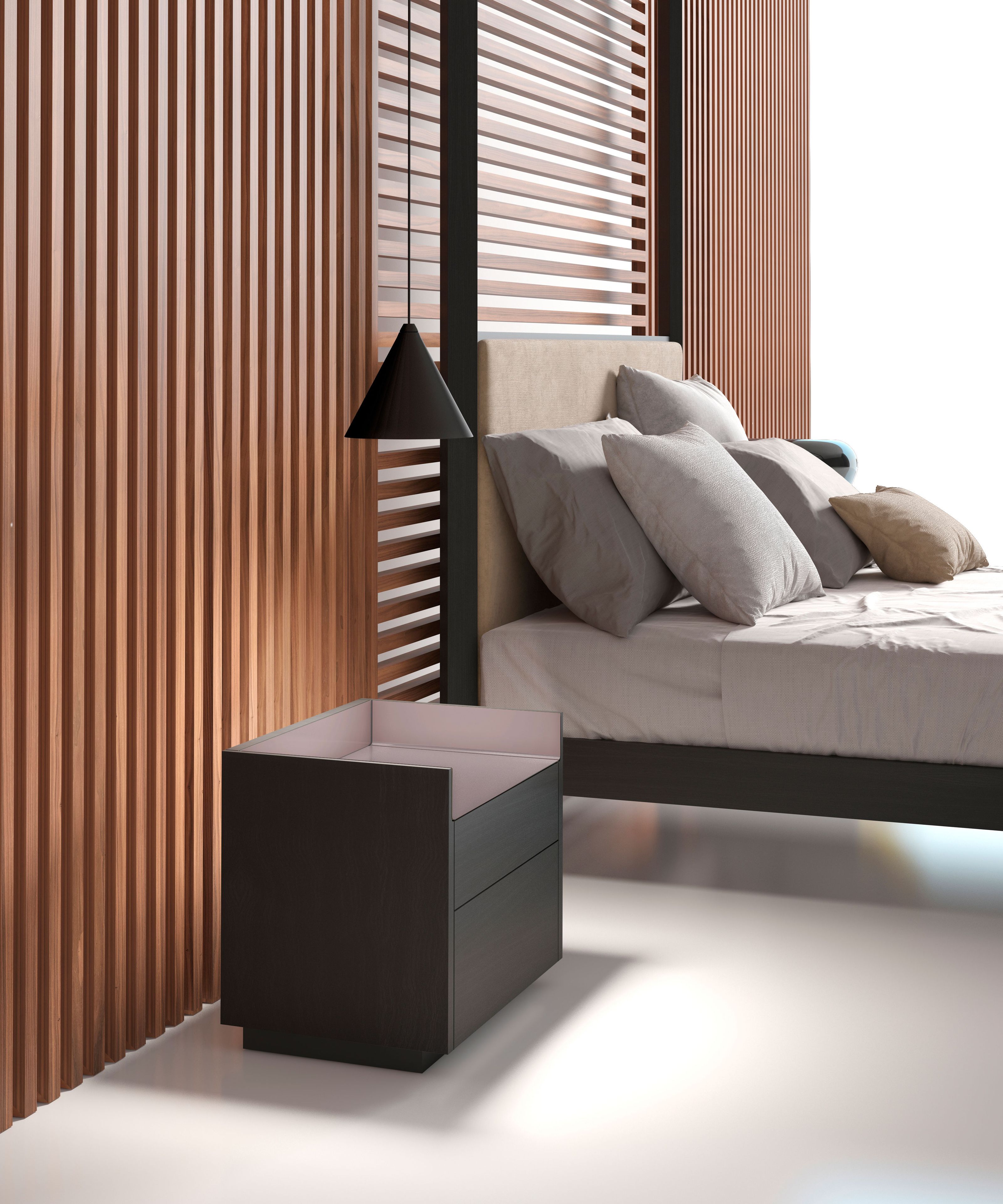 Деревянная квадратная тумбочка Punt Stockholm ARCH-00086244 - Вид №5