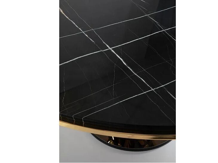 Круглый стол из мрамора и латуни Galbiati Exclusive Interiors ARCH-00061808 - Вид №2