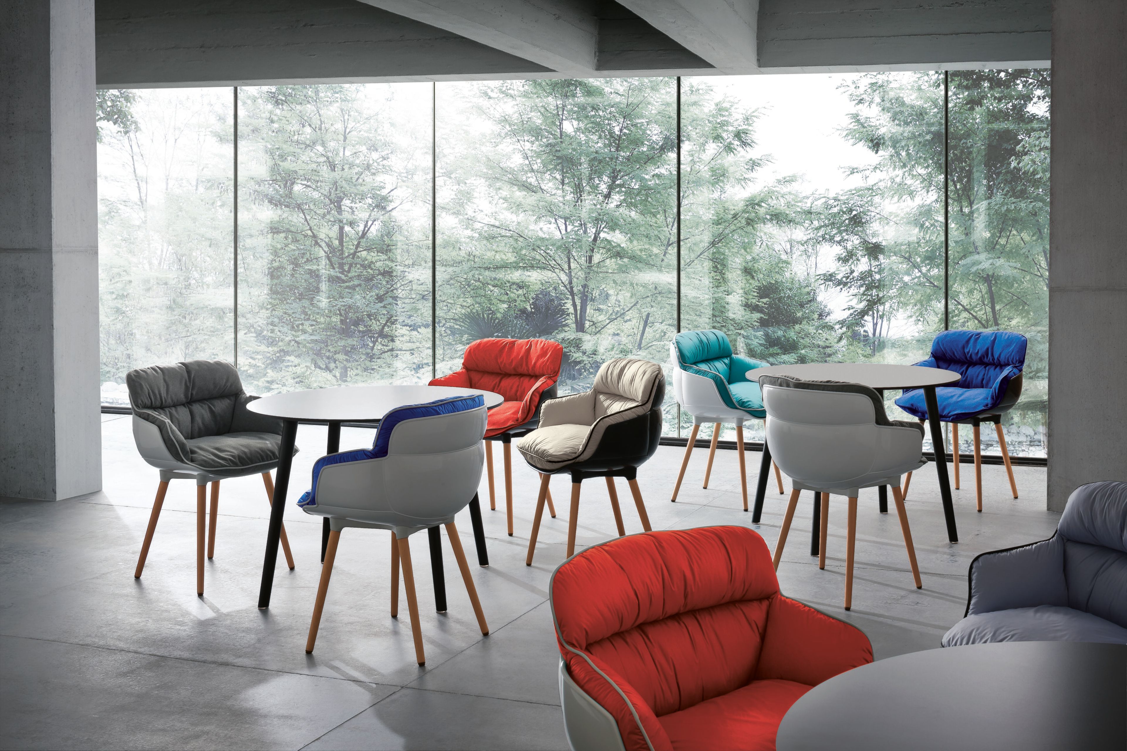 Мягкий стул с подлокотниками GABER Choppy ARCH-00099773 - Вид №1