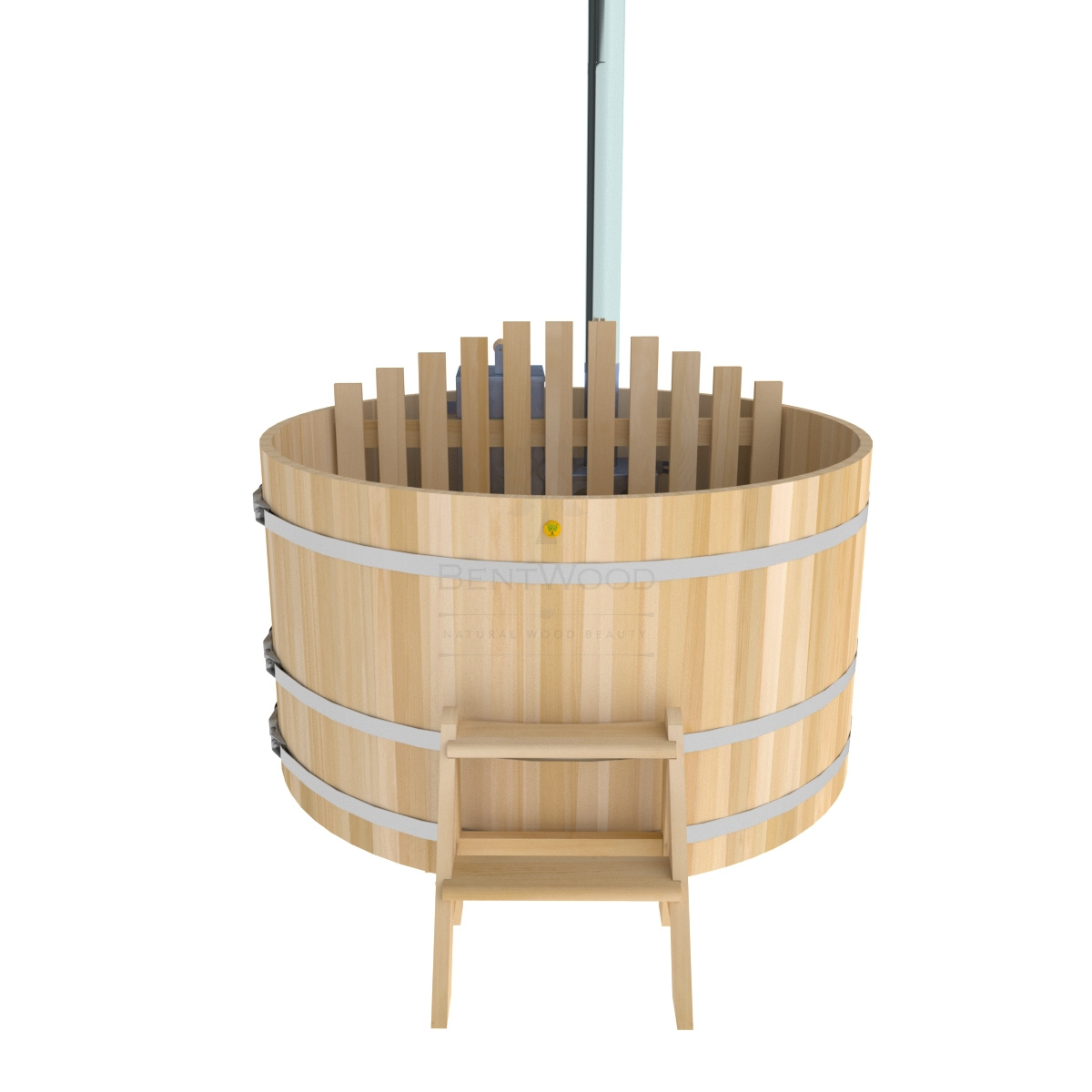 1603 Фурако из кедра D=1.8 с внутренней печкой. Высота 1,0м. Исполнение "Премиум". Alyarus  - Вид №2