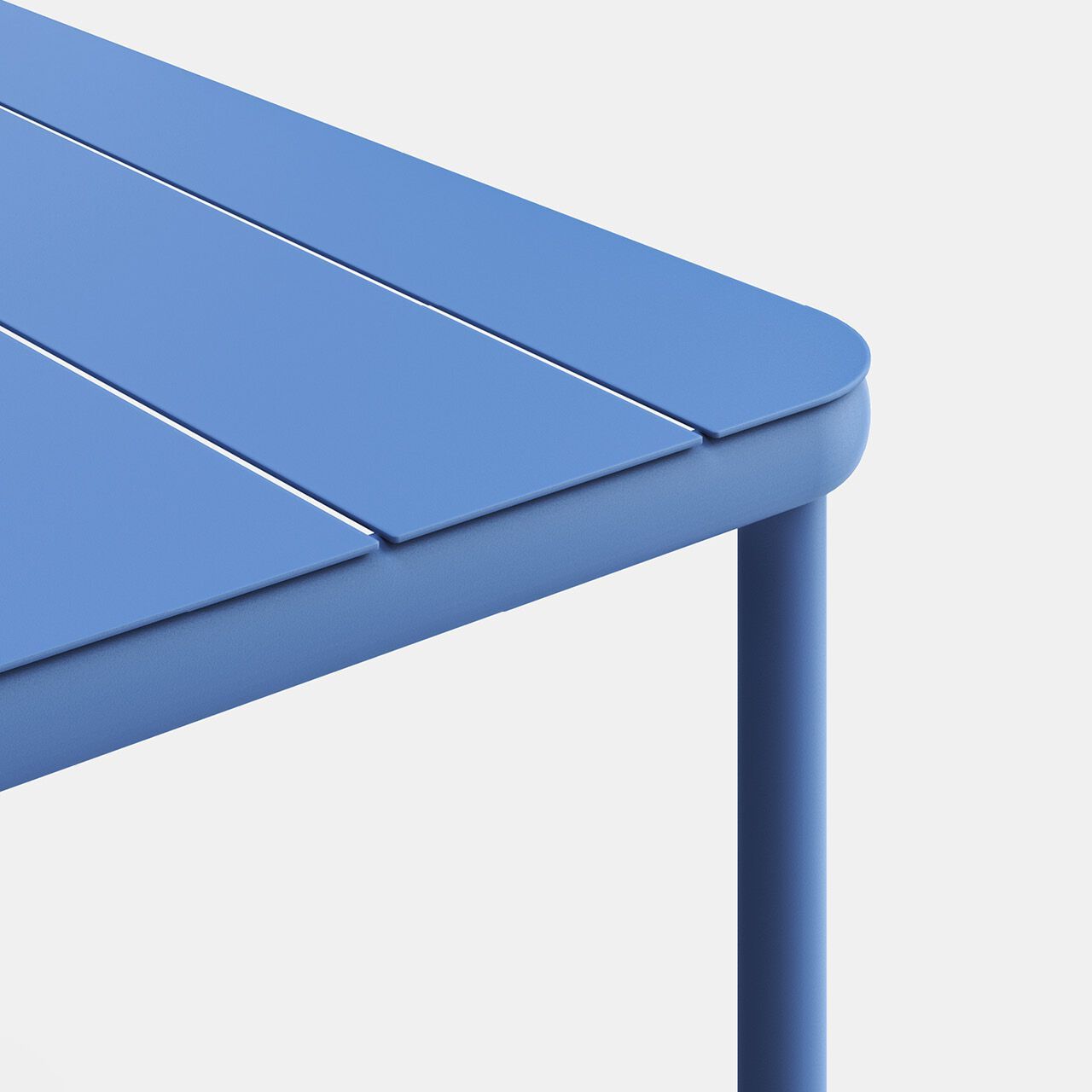 Прямоугольный стальной стол с порошковым покрытием BABEL D Bangi ARCH-00068336 - Вид №2