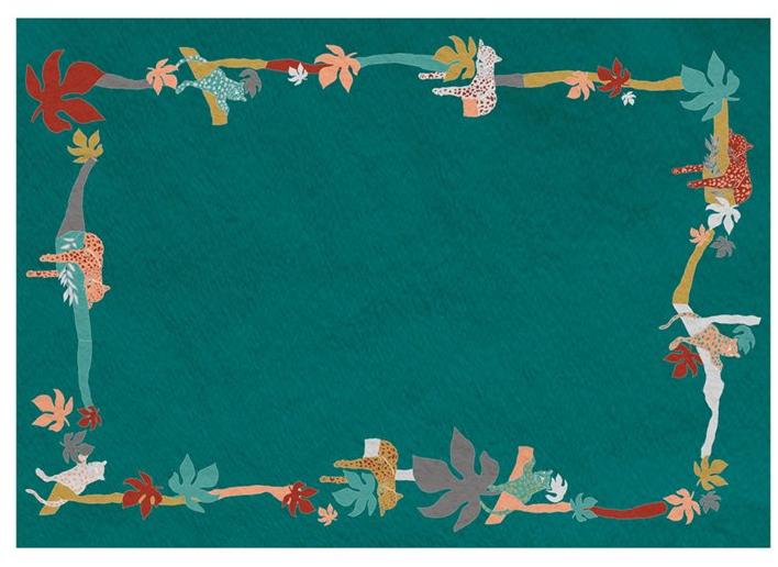 Un Tapis à Paris Прямоугольный детский шерстяной коврик Children sun-id-1374555 - Вид №1