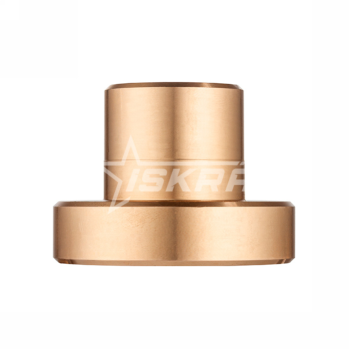 IS435 Гайка трапецеидальная с фланцем (бронза) d=24 мм, шаг резьбы 5 мм (прав. резьба), BFM 24-5-D ISKRA  - Вид №4