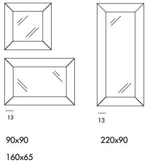 Sovet italia Прямоугольное зеркало со встроенной подсветкой Denver sun-id-1470048 - Вид №3