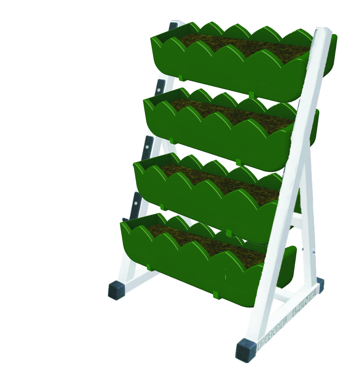 CGK4.01-PC.PS Цветочная ГОРКА 4, цветочница вертикального озеленения LAB.Space  - Вид №1