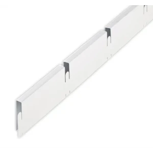 Профиль грильято Албес папа 100x100x40 мм белый 0.6 м