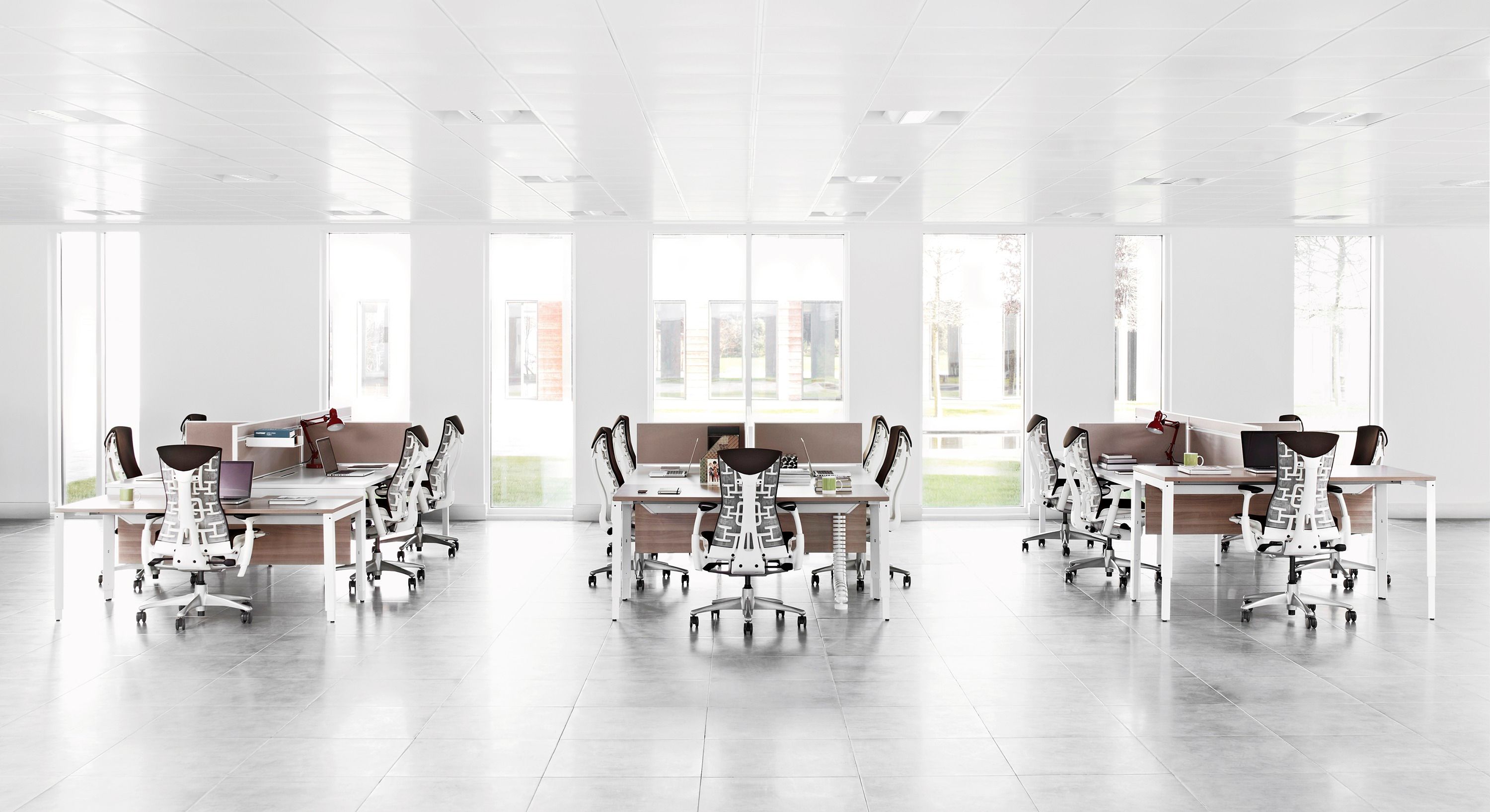 Эргономичный поворотный офисный стул с колесами Herman Miller EMBODY ARCH-00071256 - Вид №6