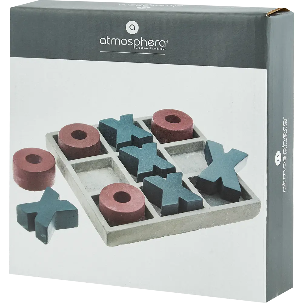 Фигурка декоративная Крестики-нолики белая полиэстер 15x15x3 см Atmosphera STLM-2019579 - Вид №3