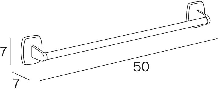 INDA® Вешалка для полотенец из металла Export A2218 - Вид №2