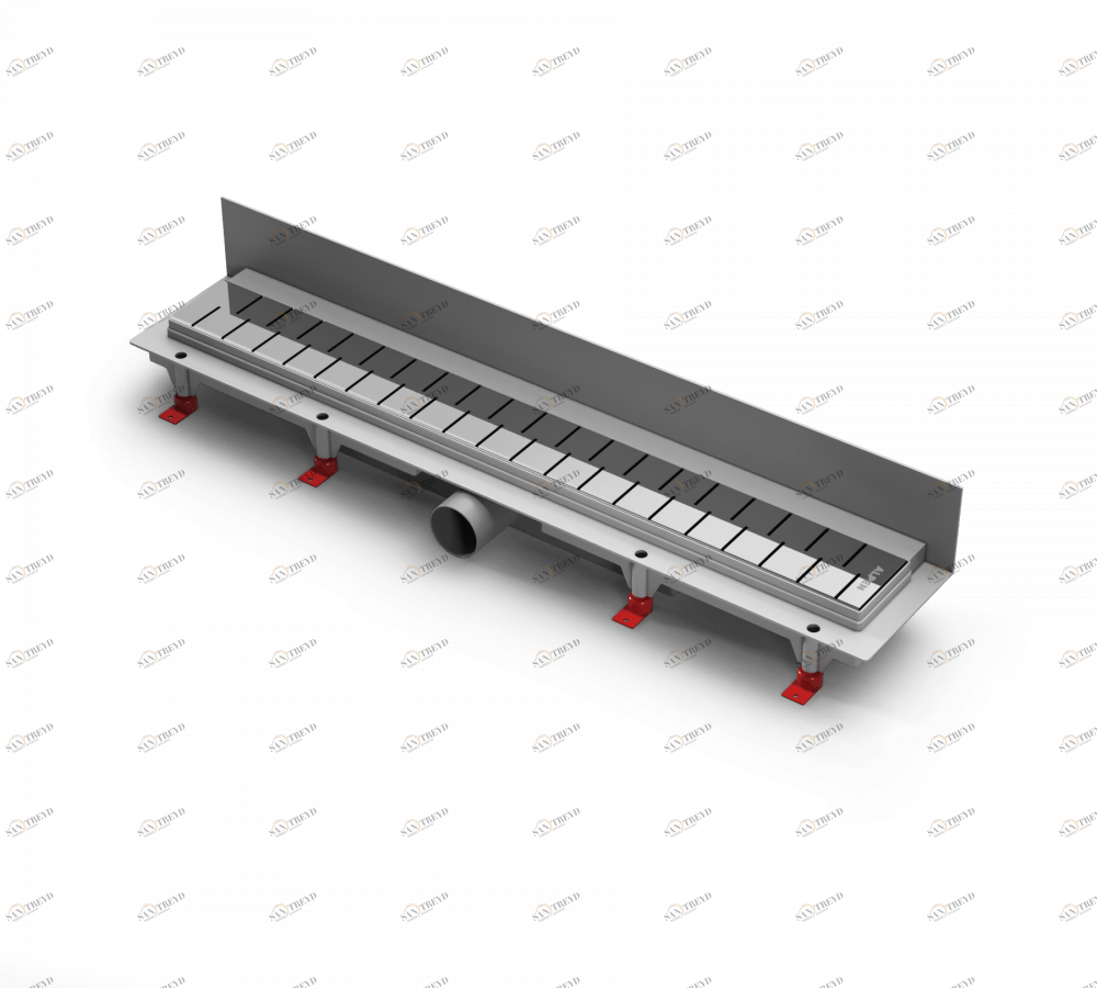 Водоотводящий желоб ALPEN Medium ALP-850M2 для монтажа вплотную к стене 