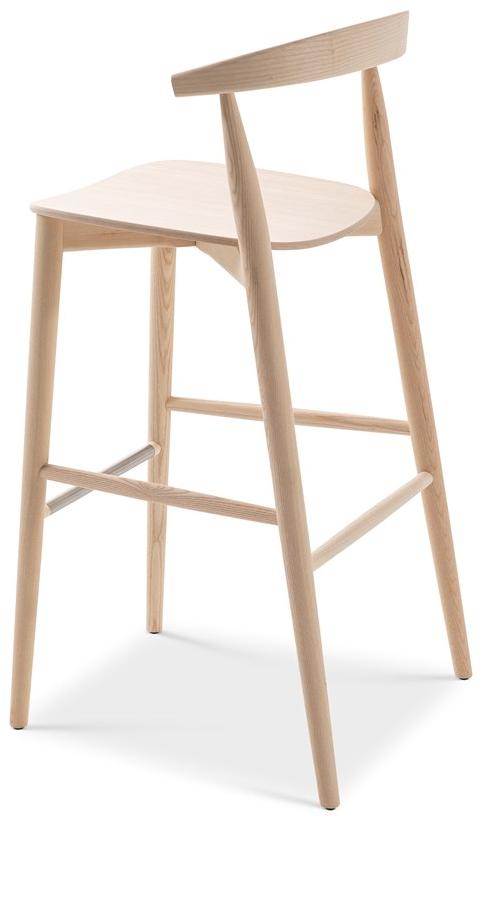 Cappellini Высокий стул в золе Newood sun-id-1368874 - Вид №3