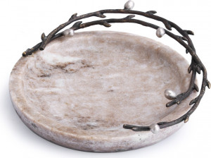 10635875 Michael Aram Чаша малая Michael Aram Верба 17см Мрамор