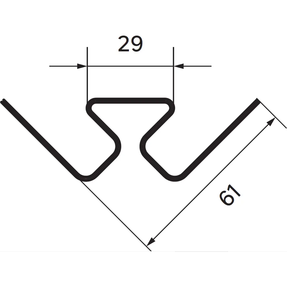 83577594 Угол внутренний Artens 3000 мм цвет белый STLM-0041962  - Вид №1