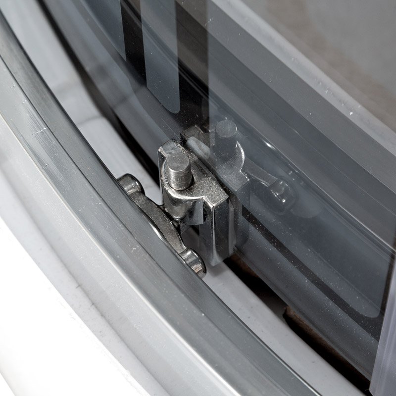 ЕМ1511 L N с гидромассажем (гм.) Душевая кабина DETO Серия EM BМ1510 N LED BLACK - Вид №9