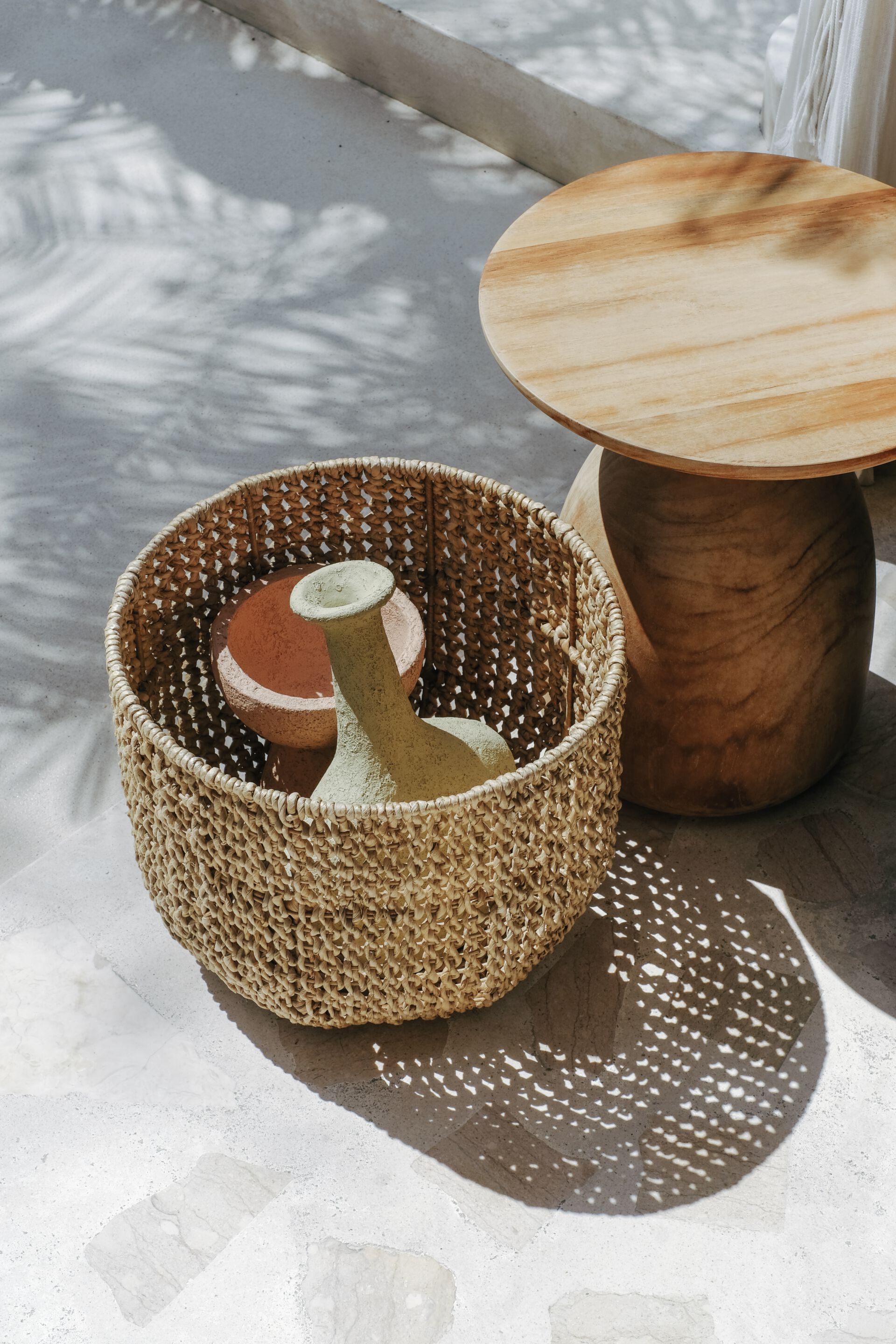 Круглый журнальный столик из массива дерева cbdesign кегли ARCH-00116571 - Вид №9