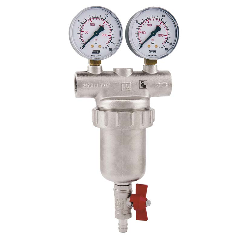 Фильтр промывной с двумя маноментрами ITAP 3/4" 18934