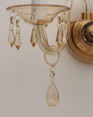 Бра настенное шампань Lumien Hall "Моррис" 2018/2W-CHGD LUMIEN HALL СВЕЧА 00-3931604 Бежевый  - Вид №2