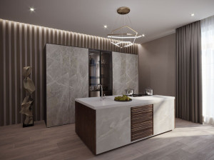 Кухня на заказ с островом