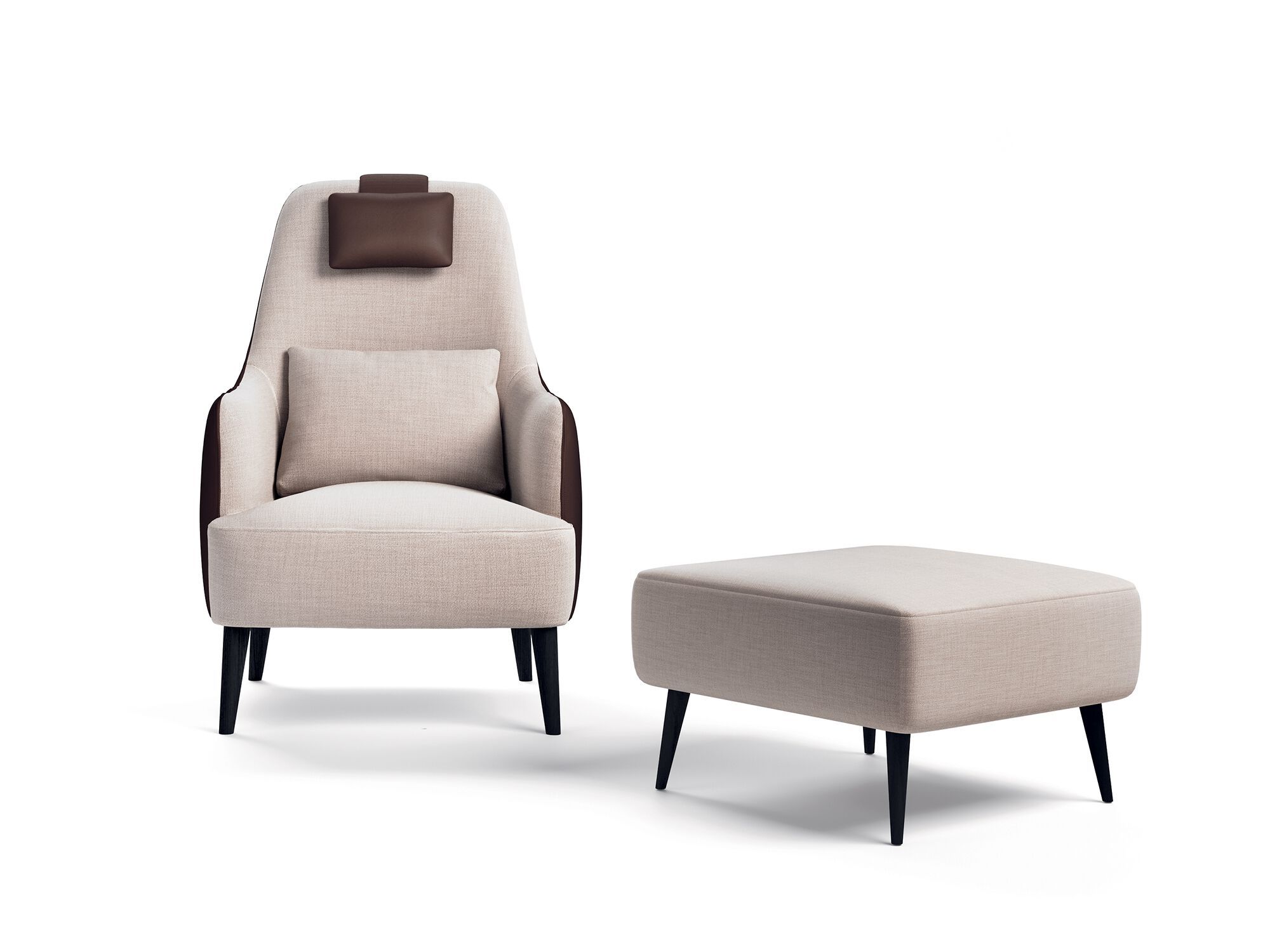 Прямоугольный пуф из ткани Kico Living Complements ARCH-00052125 - Вид №1