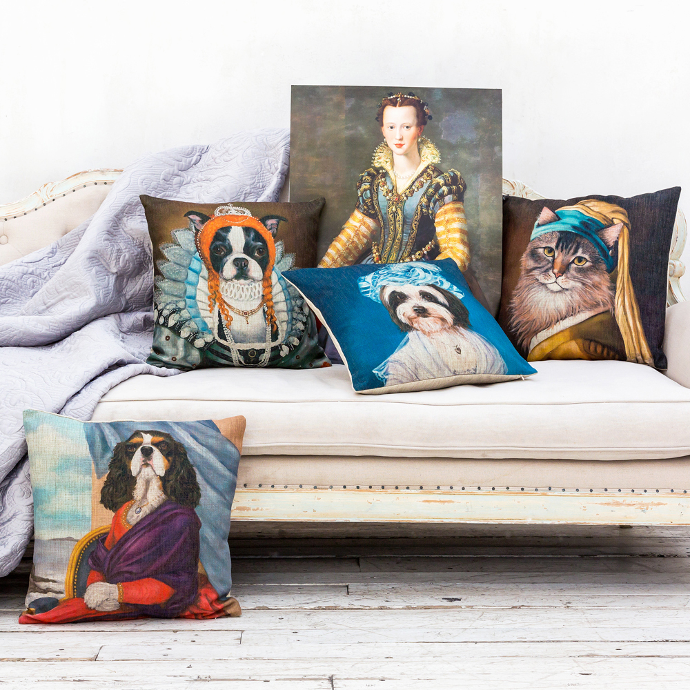 2719025 Арт-подушка «Музейный экспонат», версия 36 «Жанна-Луиза Кампан» Object Desire  - Вид №4