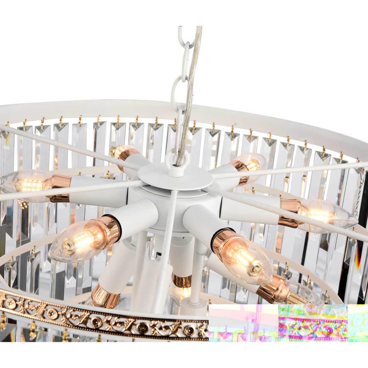 Подвесная люстра Stilfort Kristalina 2110/03/12P STILFORT ДИЗАЙНЕРСКИЕ, KRISTALINA 00-3888505 Золото;прозрачный  - Вид №2