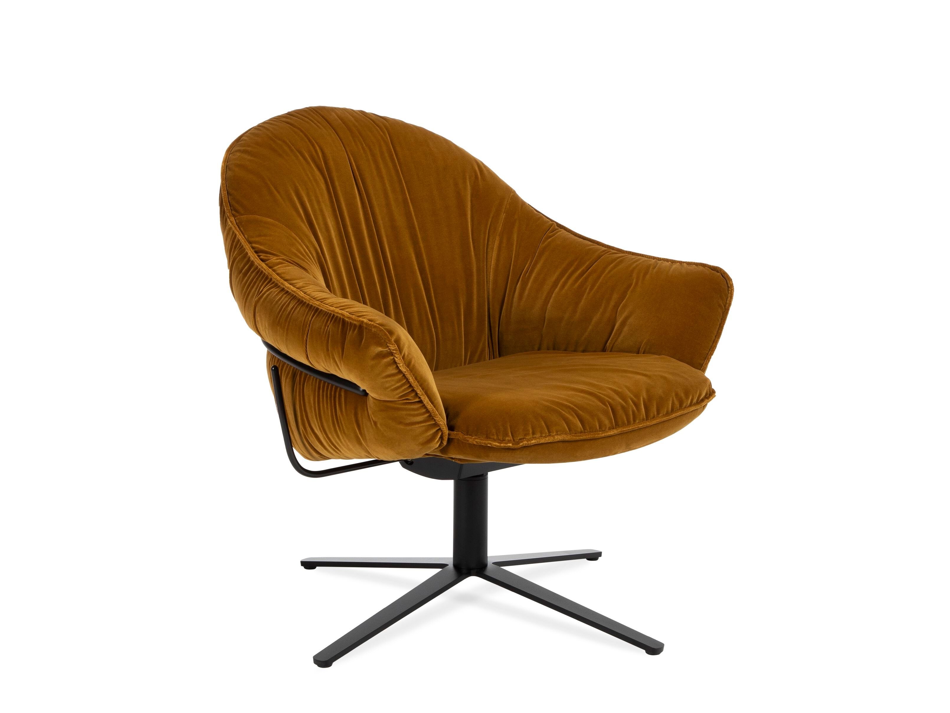 Тканевое вращающееся кресло с подлокотниками Freifrau Marie ARCH-00115998 - Вид №3