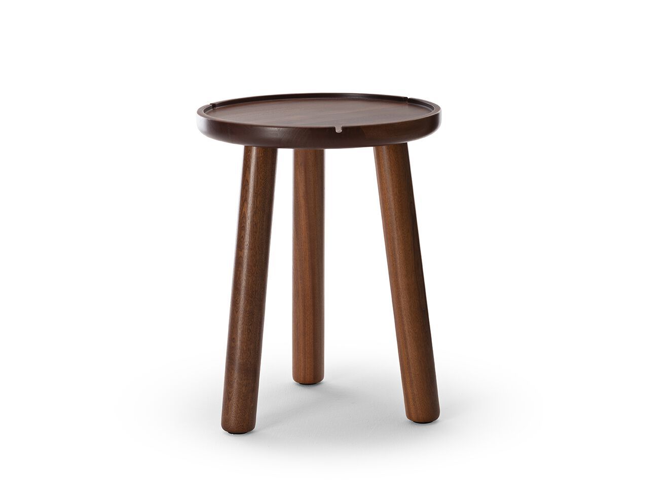 Высокий круглый журнальный столик из красного дерева Exteta Bellagio ARCH-00004410