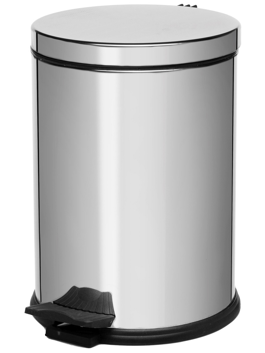 Вёдра с педалью и крышкой Andromeda 12L Chrome NAVAKO 11005