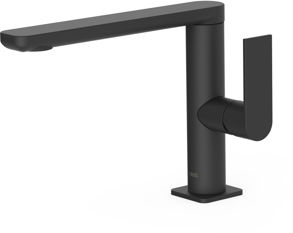 Смеситель для умывальника на чердаке с одной ручкой и боковым рычагом-20020501NM TRES