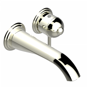 U4E-6541B Trim only for Built-in basin mixer with spout (two x 1/2'' inlets and one 1/2'' outlet), without waste Thg-paris Duomo Никель