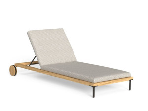 Садовая кровать из тикового дерева с колесами