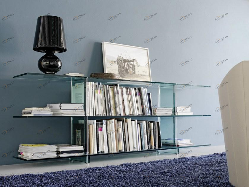 FontanaArte Прямоугольная консоль из флоат-стекла Teso sun-id-1408372