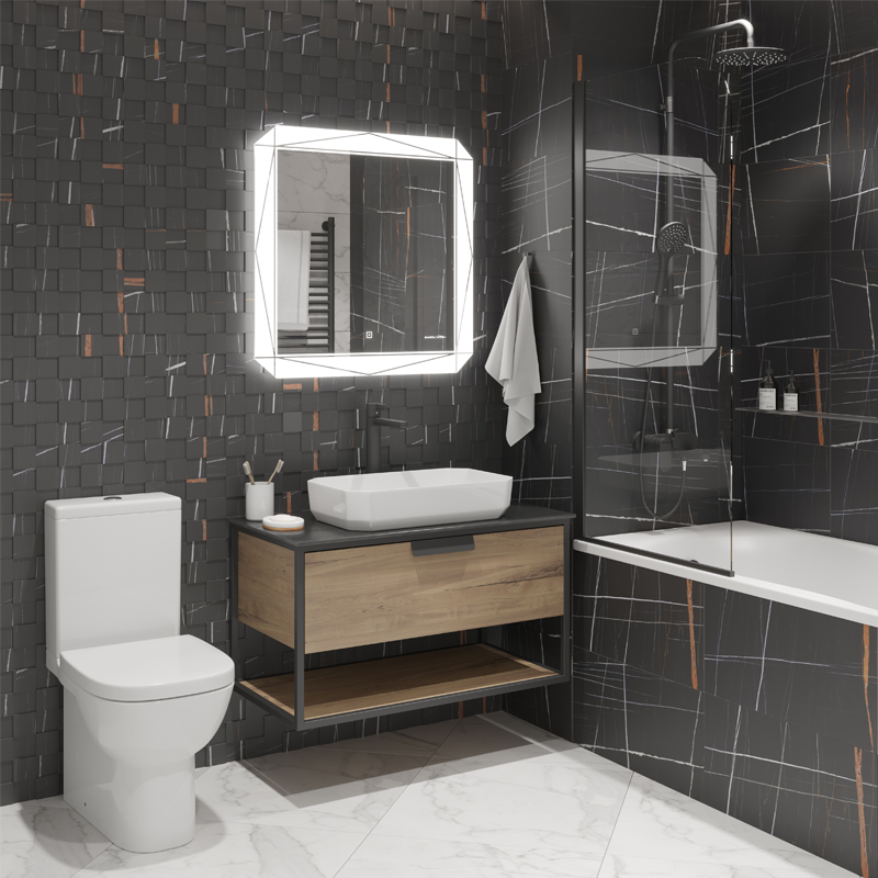 LIN75SLMRKCS0010 Зеркало Line 750 SANITA LUXE  - Вид №11