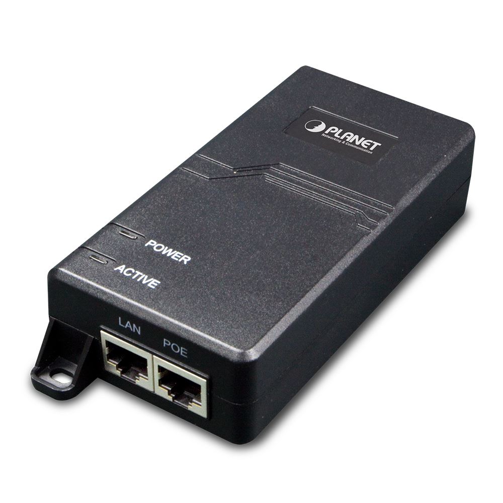 POE-172 Planet single port 10/100/1000mbps ultra poe injector (60 watts) - w/internal power, 802.3at poe compatible PLANET Technology Corporation Santreyd  - Вид №1