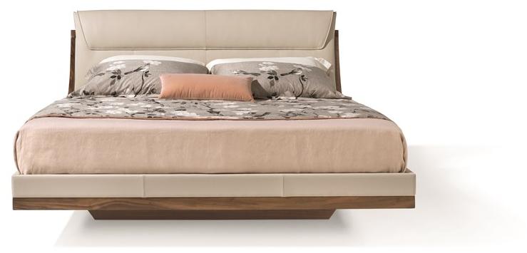 Arte Brotto Кровать из мягкой кожи Leonardo L974n - Вид №1