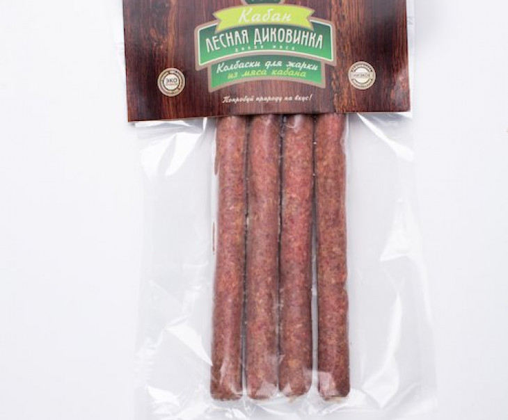 5056 Колбаски для жарки из мяса кабана Вкусляндия  - Вид №1