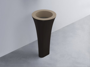 AMLA45-AN+AMPILT-FN+AMCOLT-LV Раковина Amedeo Tondo отдельностоящая cielo Enjoy + Amedeo