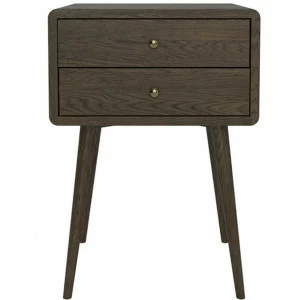 Тумбочка прикроватная высокая коричневая Willson FURNITERA  120316 Коричневый