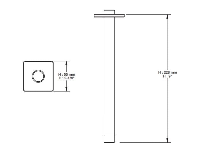 Потолочный душ BARIL RAC-0918-14 ARCH-00107956 - Вид №1